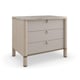 Cremini, Mica Silverleaf BALANCE DRAWER NIGHTSTAND Set 2Pcs by Caracole 