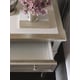 Taupe Silver Leaf & Platinum Finish Nightstand Set 2Pcs BUONA NOTTE by Caracole 