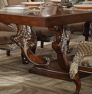 Order Beige, Pearl, Walnut Homey Design  HD-124-DT-SET-7 Dining Room now