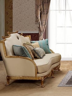 Living Room  Gold, Light Beige Cosmos Furniture image