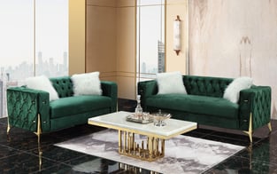 Order Gold, Green Cosmos Furniture Emerald-Sofa Living Room now