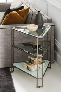 Gold, Clear Caracole CLA-019-416 Accent Tables interior