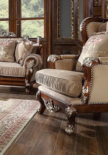 Buy Brown, Antique Silver Homey Design  Living Room 