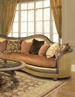 Buy Beige, Bronze, Gold, Dark Brown Benneti Living Room 