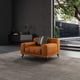 Cognac Italian Leather Sofa Set 3Pcs Contemporary PICASSO EUROPEAN FURNITURE