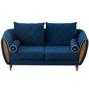 Living Room  Gold, Blue European Furniture image