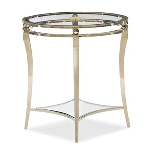 Accent Tables  Gold, Clear Caracole image