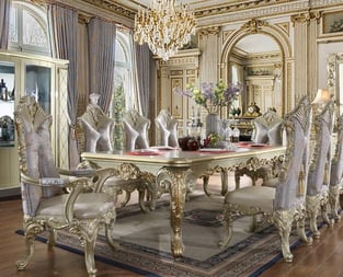 Buy Gold, Silver Homey Design  Dining Room 