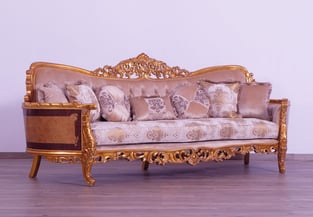 Buy Gold, Sand European Furniture Living Room 