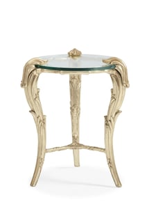 Accent Tables  Gold, Glass Caracole image