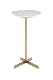 Accent Tables  Gold, Marble Caracole image