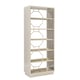 Soft Silver Paint Finish & Taupe Metallic Glass Display Cabinet Set 2Pcs GOING UP by Caracole 