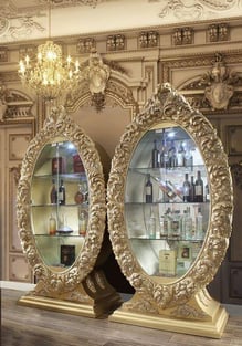 Dining Room  Rich Gold Homey Design  photo