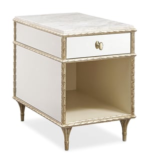 Accent Tables  White, Gold Caracole photo