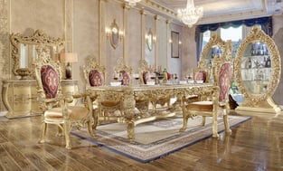 Buy Rich Gold Homey Design  Dining Room 