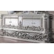 Traditional Silver Wood Dresser and Mirror Homey Design HD-1808