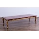 Luxury Rosewood & Red Gold LUXOR Dining Table Set 9 Pcs EUROPEAN FURNITURE 