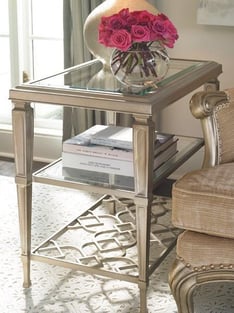 Buy Silver, Metal Caracole Accent Tables 