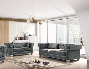 Living Room  Gray Cosmos Furniture image