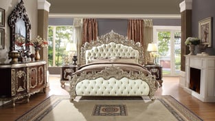 Buy Antique Silver, Rich Cherry Homey Design  Bedroom 