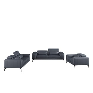 Smoke, Gray European Furniture EF-12550-Set-3 Living Room interior