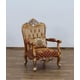 Luxury Red & Gold Wood Trim SAINT GERMAIN Sofa Set 4 Pcs EUROPEAN FURNITURE Classic