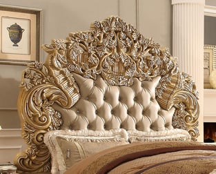 Bedroom  Gold, Antique, Ivory Homey Design  photo