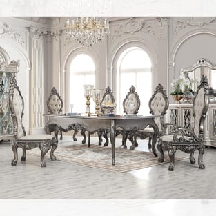 Dining Room  Silver, Gray Homey Design  image