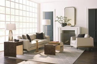 Taupe Caracole UPH-418-111-A Living Room interior