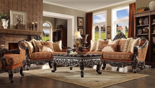 Living Room  Caramel, Gold, Brick Homey Design  image