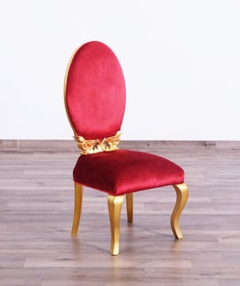 Buy Brown, Gold, Red European Furniture Dining Room 