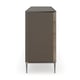 Mocha & Deep Bronze Finish Eight Drawers Dresser PRISM by Caracole 