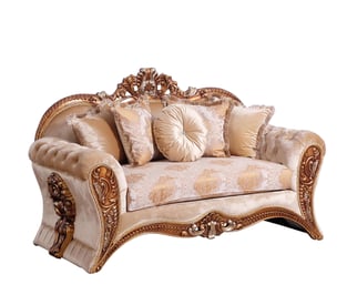 Buy Beige, Gold European Furniture Living Room 