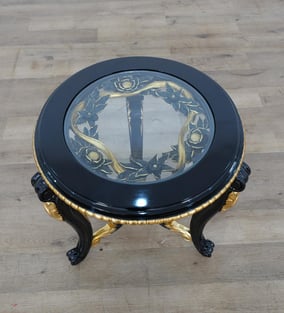 Accent Tables  Beige, Gold, Antique, Black European Furniture photo