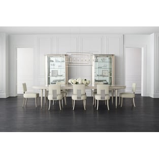 Silver, Cream Caracole CLA-420-202-Set-7 Dining Room interior