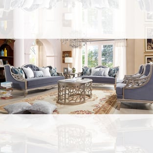 Order Silver, Cobalt blue Homey Design  HD-3PC701 Living Room now