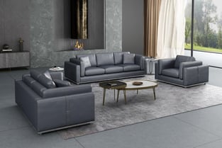 Smoke, Gray European Furniture EF-25550-S  Living Room interior