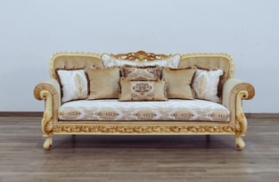 Order Gold, Sand, Off-White European Furniture 40015-S Living Room now