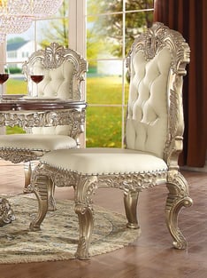 Dining Room  Silver, Cherry, Antique White Homey Design  photo