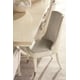 Platinum Blonde & Ivory Finish Dining Chair Set 2Pcs LINE ME UP by Caracole 