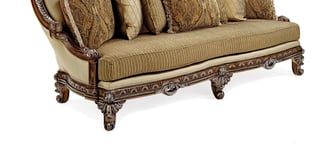 Buy Mahogany, Brown, Golden Beige, Golden Brown Benneti Living Room 