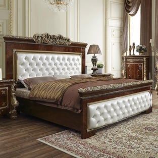 Buy Brown, Gold Homey Design  Bedroom 