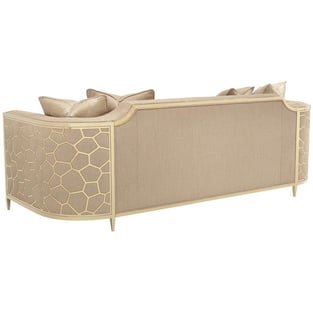 Beige Caracole Ice Breaker-Sofa Living Room interior