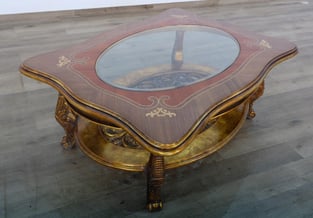 Beige, Bronze, Gold, Antique European Furniture 31055-CT Accent Tables interior