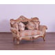 Luxury Sand & Gold Wood Trim AUGUSTUS Sofa Set 2 Pcs EUROPEAN FURNITURE Traditional