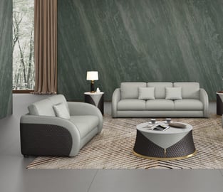 Chocolate, Light Grey European Furniture EF-90882-S Living Room interior