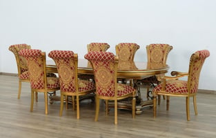 Dining Room  Bronze, Gold, Red, Ebony European Furniture photo