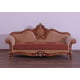 Imperial Luxury Red Brown & Gold RAFFAELLO III Sofa Set 2 Pcs EUROPEAN FURNITURE