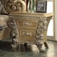 Pickle Frost/Antique Silver King Bedroom Set 3 Pcs Traditional Homey Design HD-7012 