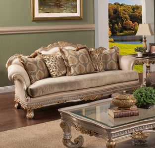 Living Room  Gold, Silver, Light Gray Benneti photo